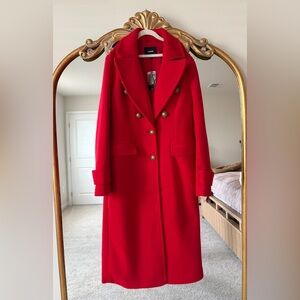 Express Red coat (Brand New)